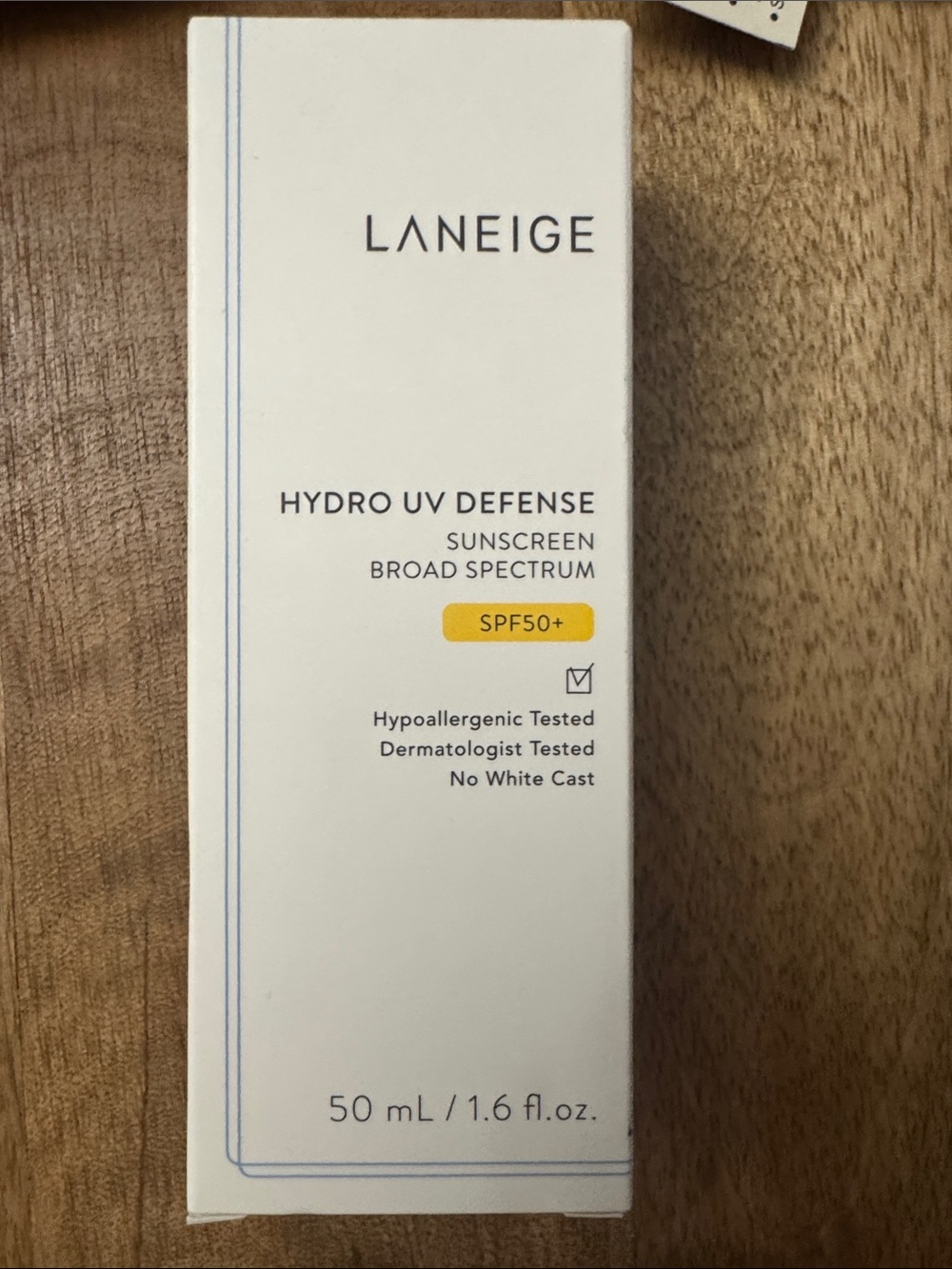 LANEIGE White & Blue Hydro UV Defense SPF50+ Sunscreen